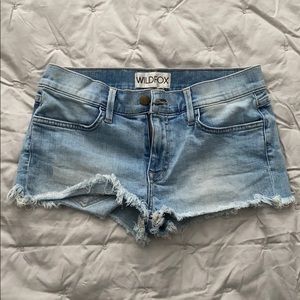 Wildfox denim shorts